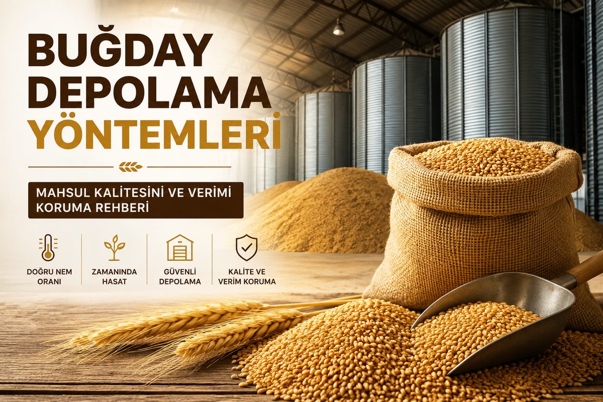 Buğday Depolama Yöntemleri: Kaliteli ve Güvenli Ürün Saklama Rehberi