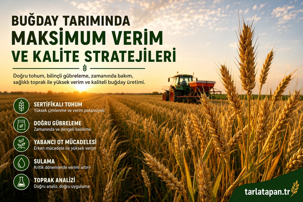 Buğday Tarımında Maksimum Verim ve Kalite Stratejileri