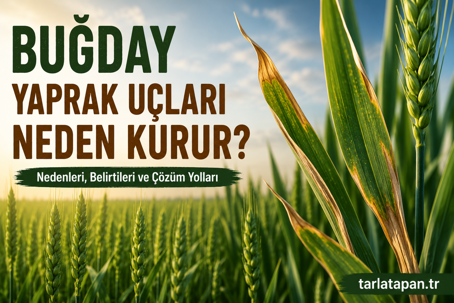 Buğday Yaprak Uçları Neden Kurur?