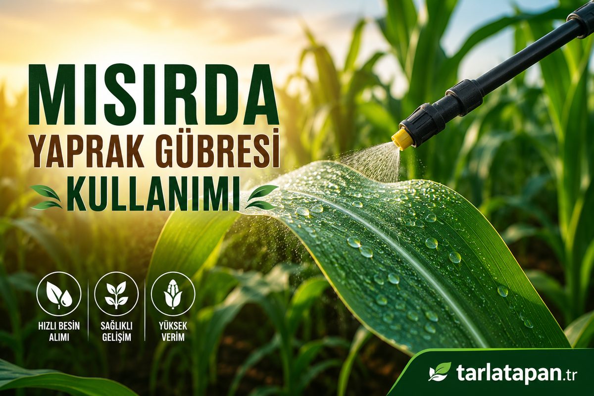 Mısırda Yaprak Gübresi Kullanımı