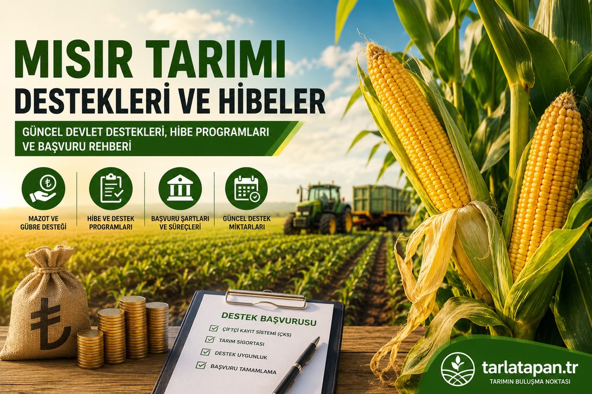 Mısır Tarımı Destekleri ve Hibeler