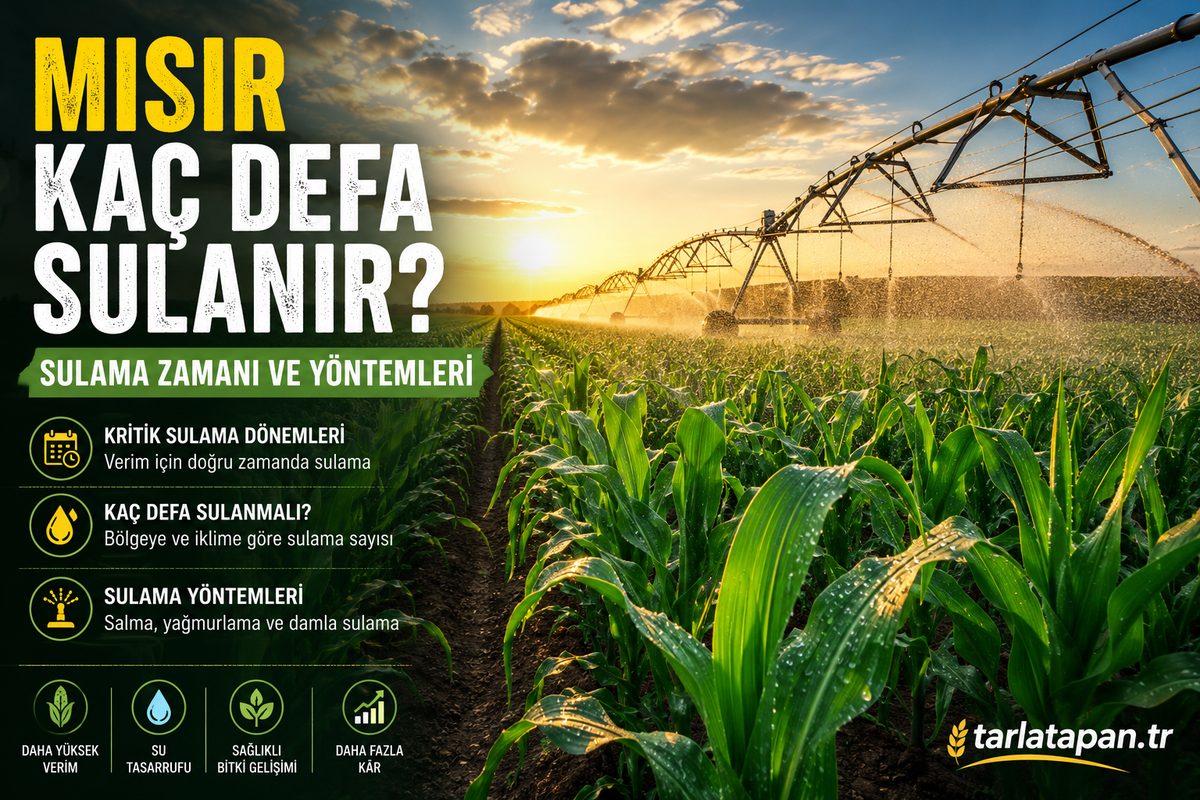 Mısır Kaç Defa Sulanır? Sulama Zamanı ve Yöntemleri