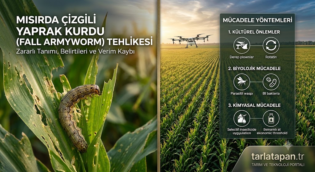 Mısırda Çizgili Yaprak Kurdu (Fall Armyworm) Mücadelesi