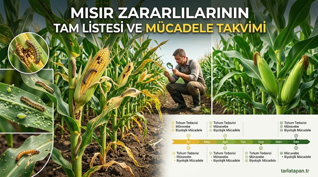 Mısır Zararlılarının Tam Listesi ve Mücadele Takvimi