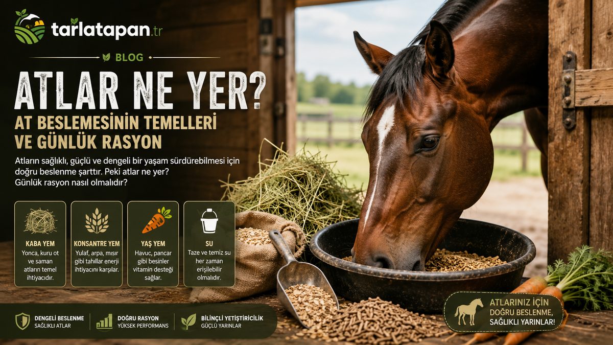 Atlar Ne Yer? At Beslemesinin Temelleri ve Günlük Rasyon