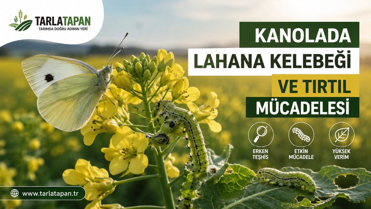 Kanolada Lahana Kelebeği ve Tırtıl Mücadelesi