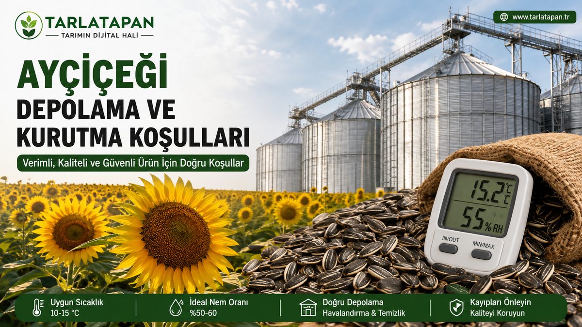 Ayçiçeği Depolama ve Kurutma Koşulları