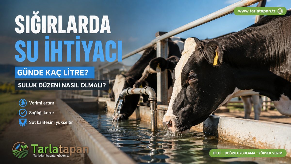 Sığırlarda Su İhtiyacı: Günde Kaç Litre ve Suluk Düzeni