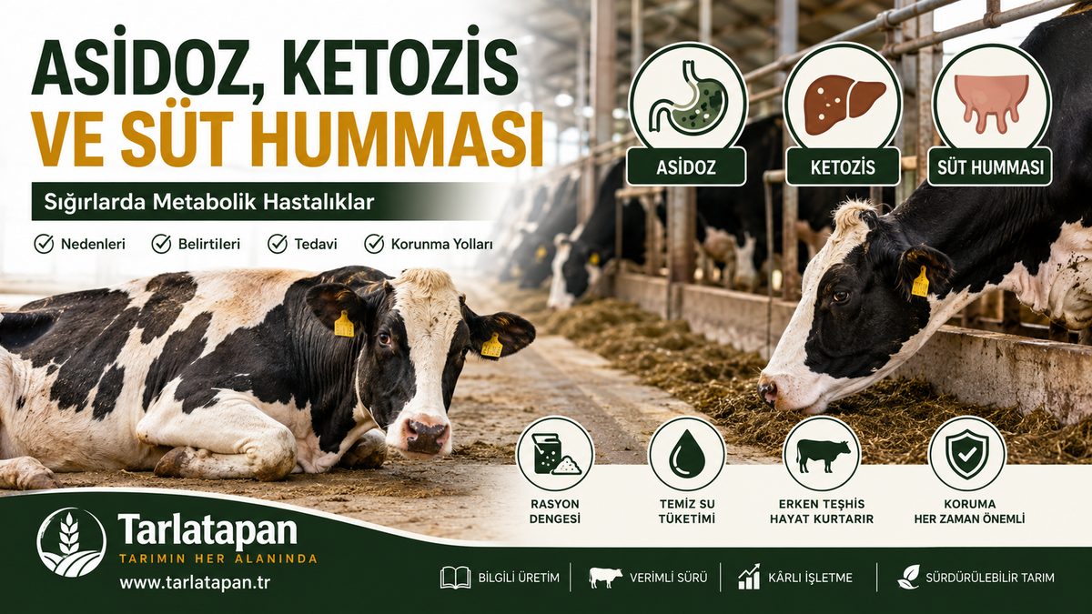 Asidoz, Ketozis ve Süt Humması: Metabolik Hastalıklar