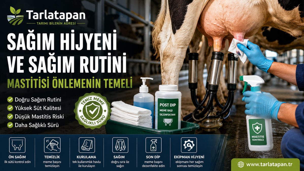Sağım Hijyeni ve Sağım Rutini: Mastitisi Önlemenin Temeli