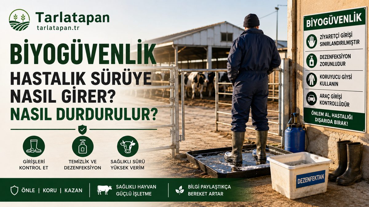 Biyogüvenlik: Hastalık Sürüye Nasıl Girer, Nasıl Durdurulur
