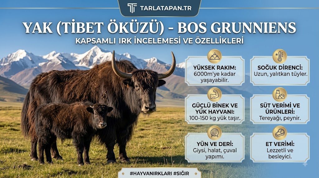 Yak (Tibet Öküzü) (Bos grunniens)