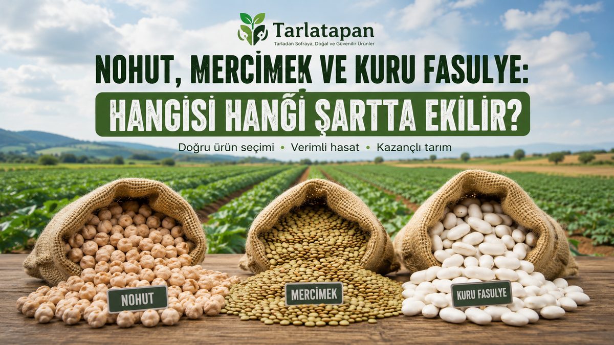 Nohut, Mercimek ve Kuru Fasulye: Hangisi Hangi Şartta Ekilir?