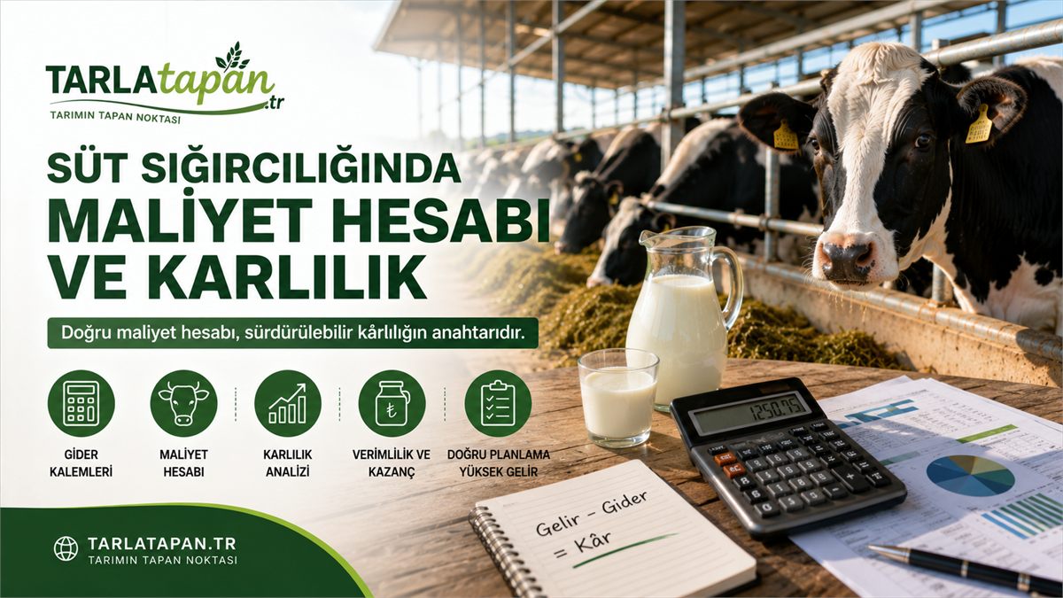 Süt Sığırcılığında Maliyet Hesabı ve Kârlılık