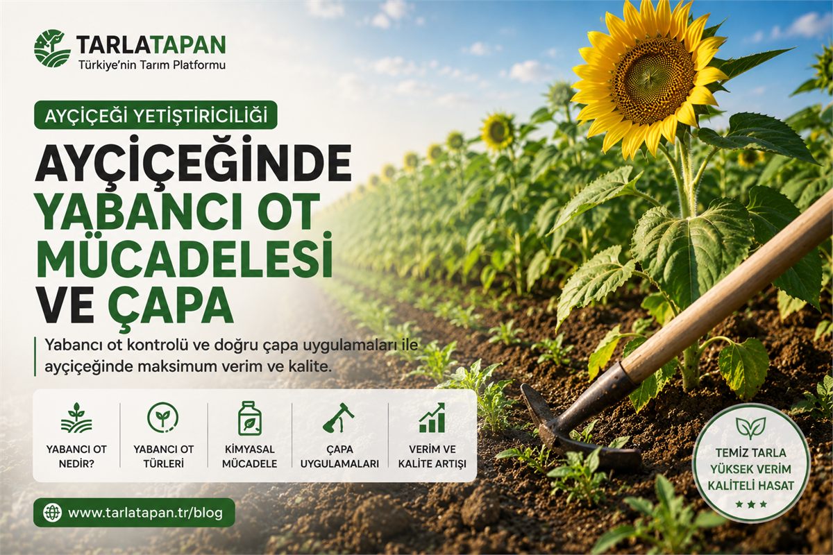 Ayçiçeğinde Yabancı Ot Mücadelesi ve Çapa