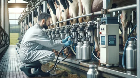 Süt sağımcısı aranıyor — 60 başlık ahır, yemek ve konaklama var