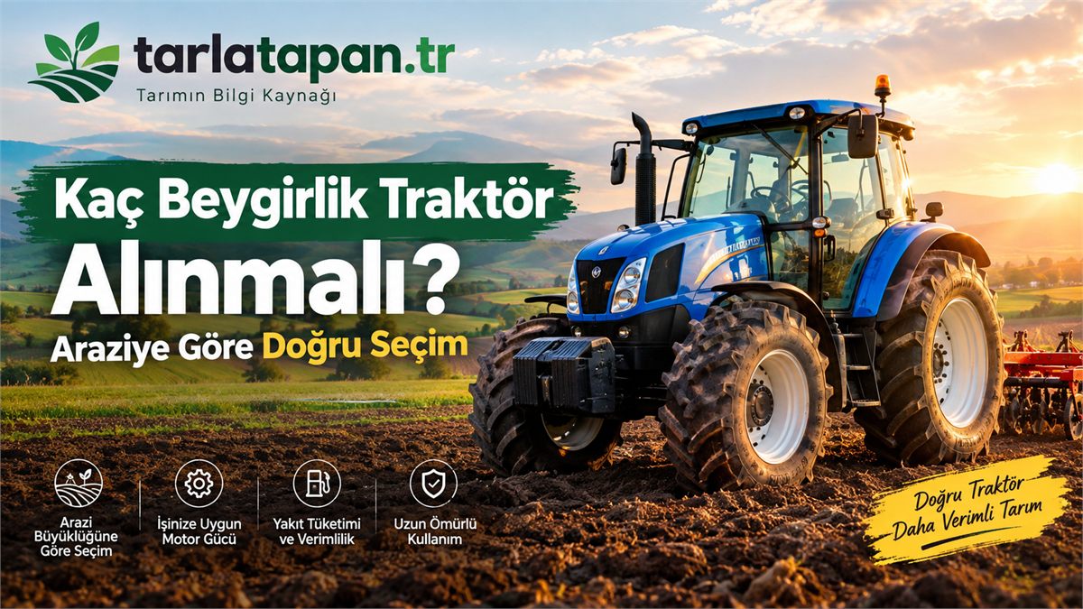 Kaç Beygirlik Traktör Alınmalı? Araziye Göre Traktör ve Ekipman Seçimi