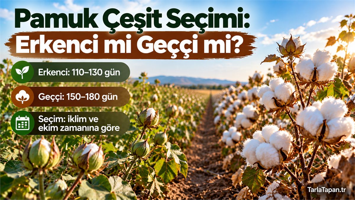 Pamuk Çeşit Seçimi: Erkenci mi Geççi mi?