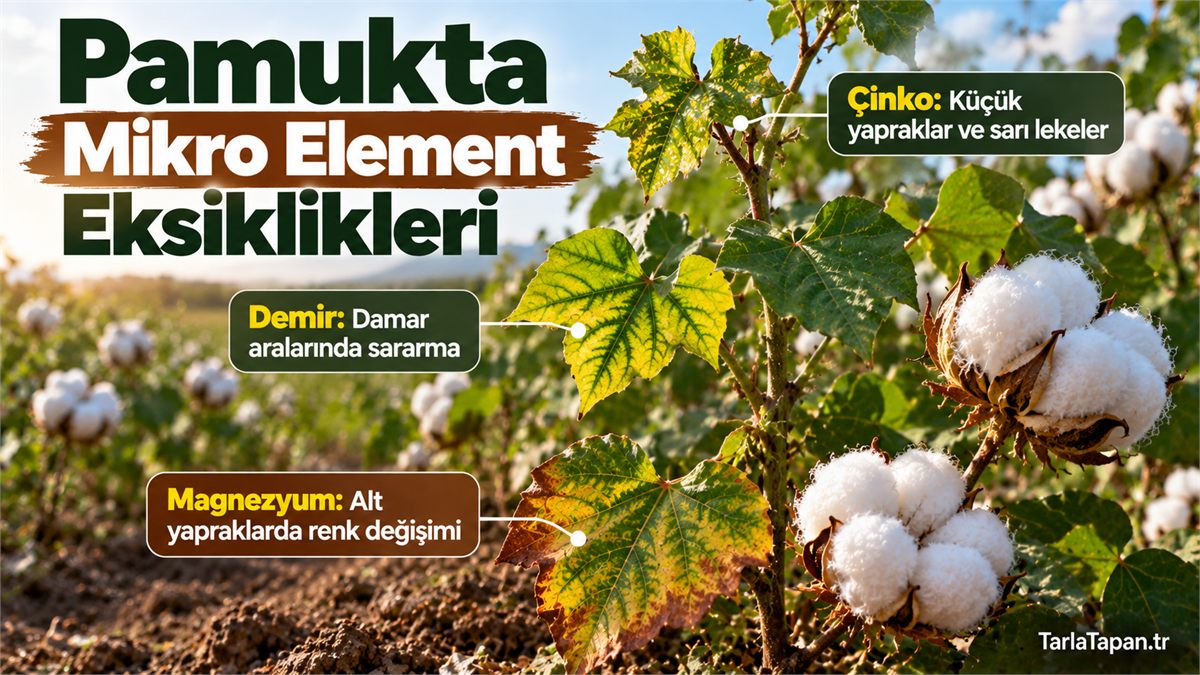 Pamukta Mikro Element Eksiklikleri