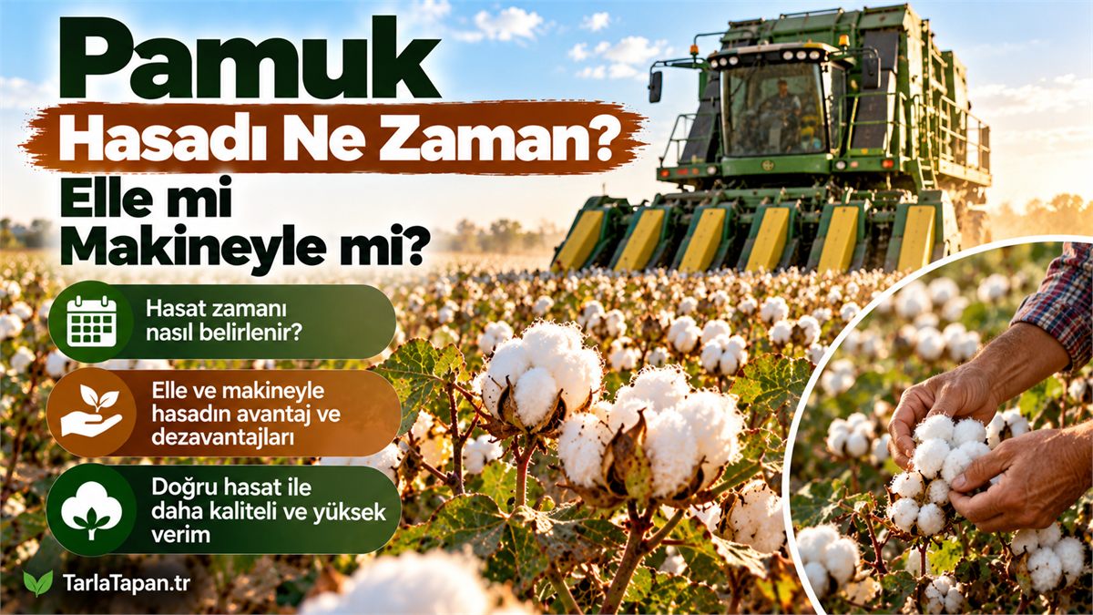 Pamuk Hasadı: Ne Zaman, Elle mi Makineyle mi?