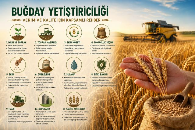 Buğday Yetiştiriciliği: Verim ve Kalite İçin Kapsamlı Rehber