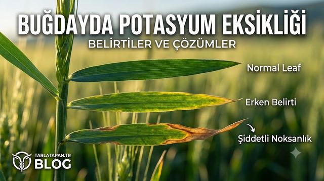 Buğdayda Potasyum Eksikliği