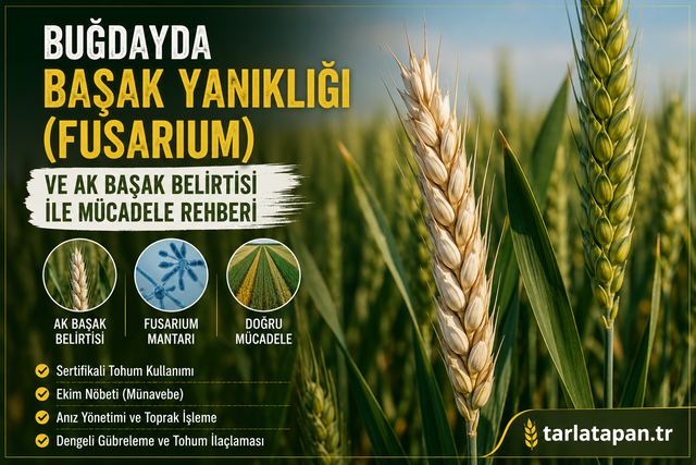 Buğdayda Başak Yanıklığı (Fusarium) ve Ak Başak Mücadele Rehberi