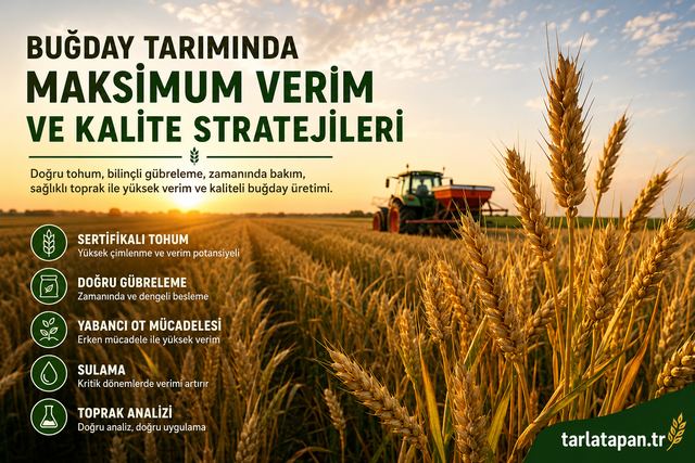 Buğday Tarımında Maksimum Verim ve Kalite Stratejileri