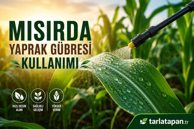 Mısırda Yaprak Gübresi Kullanımı