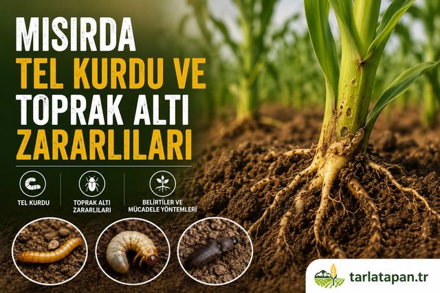 Mısırda Tel Kurdu ve Toprak Altı Zararlıları