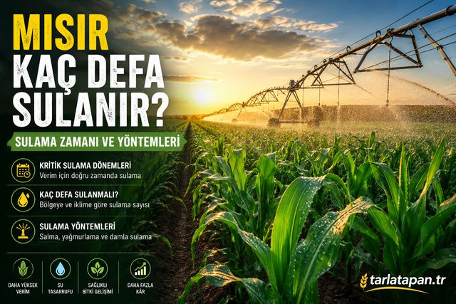Mısır Kaç Defa Sulanır? Sulama Zamanı ve Yöntemleri