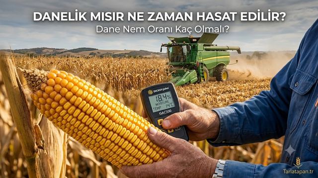 Danelik Mısır Ne Zaman Hasat Edilir? Dane Nem Oranı