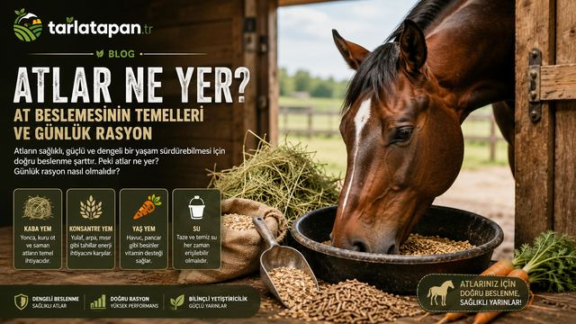 Atlar Ne Yer? At Beslemesinin Temelleri ve Günlük Rasyon
