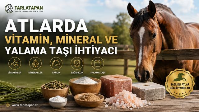Atlarda Vitamin, Mineral ve Yalama Taşı İhtiyacı