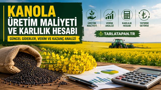 Kanola Üretim Maliyeti ve Kârlılık Hesabı