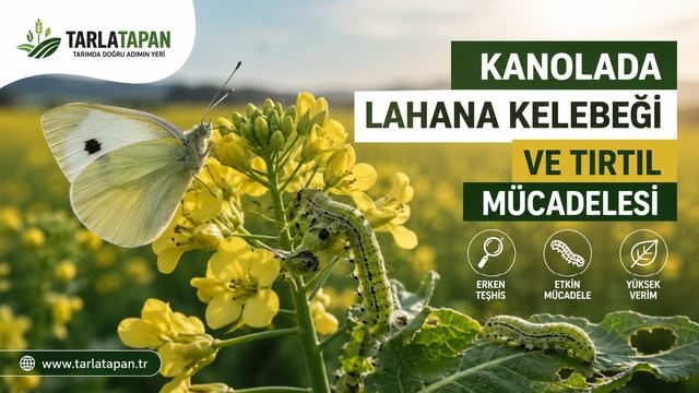 Kanolada Lahana Kelebeği ve Tırtıl Mücadelesi