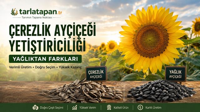 Çerezlik Ayçiçeği Yetiştiriciliği: Yağlıktan Farkları