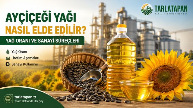 Ayçiçeği Yağı Nasıl Elde Edilir? Yağ Oranı ve Sanayi