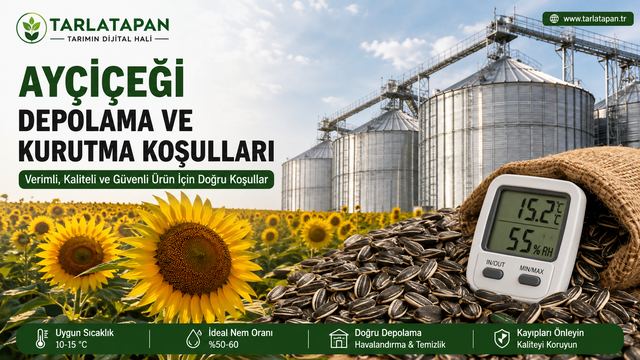 Ayçiçeği Depolama ve Kurutma Koşulları