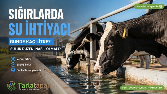 Sığırlarda Su İhtiyacı: Günde Kaç Litre ve Suluk Düzeni