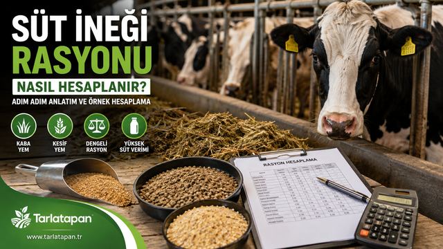Süt İneği Rasyonu Nasıl Hesaplanır? Adım Adım Örnek
