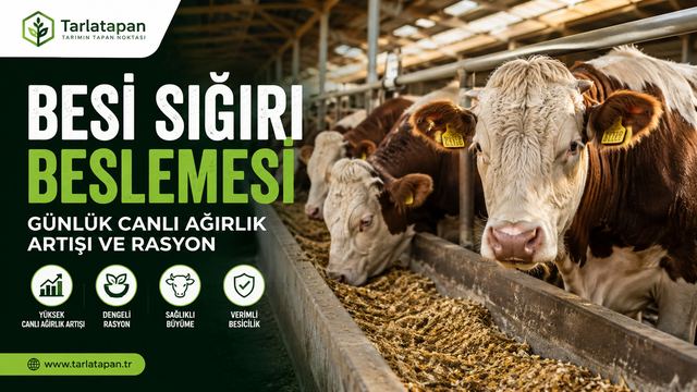 Besi Sığırı Beslemesi: Günlük Canlı Ağırlık Artışı ve Rasyon