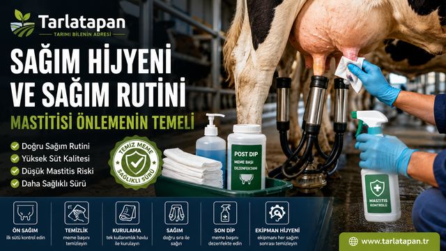 Sağım Hijyeni ve Sağım Rutini: Mastitisi Önlemenin Temeli