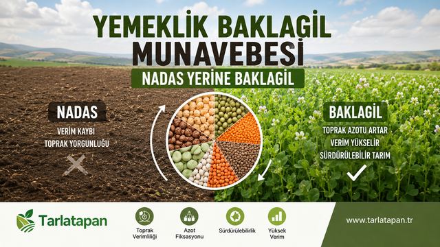 Yemeklik Baklagil Münavebesi: Nadas Yerine Baklagil