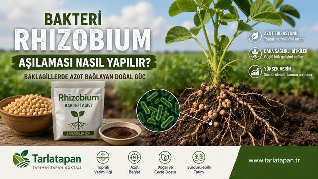 Bakteri (Rhizobium) Aşılaması Nasıl Yapılır?