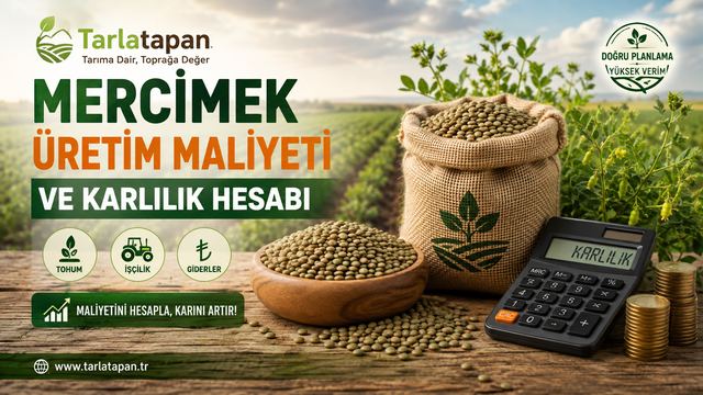 Mercimek Üretim Maliyeti ve Kârlılık Hesabı