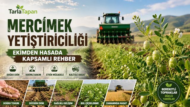Mercimek Yetiştiriciliği: Ekimden Hasada Kapsamlı Rehber