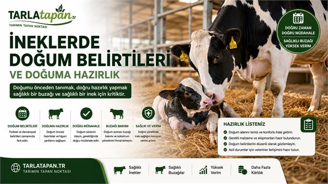 İneklerde Doğum Belirtileri ve Doğuma Hazırlık