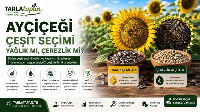 Ayçiçeği Çeşit Seçimi: Yağlık mı Çerezlik mi?