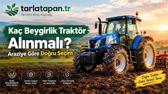 Kaç Beygirlik Traktör Alınmalı? Araziye Göre Traktör ve Ekipman Seçimi
